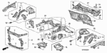 90671SHJA02 - Body/Air Conditioning: RIVET, VIN PLATE for Honda Image