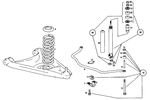 1143210504 - : Front Axle Spring for Mercedes-Benz Image