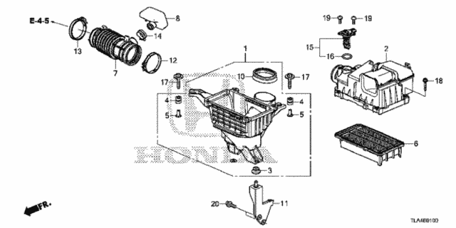 Air Cleaner (1.5L) for 2020 Honda CR-V #0