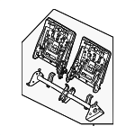 L1MZ99613A10AX - Body: Seat Back Frame for Ford Image image