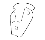 3895A026 - : Axle Assembly Shield for Mitsubishi: Eclipse Cross Image