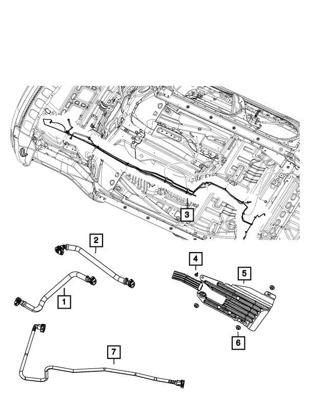 52124613AI - Fuel: Fuel Line Bundle for Mopar Image
