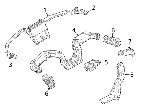 Ducts for 2017 Mazda CX-9 #0