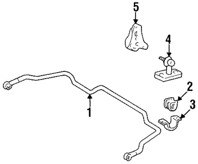 4882460070 - : Suspension Stabilizer Bar Bracket for Toyota Image