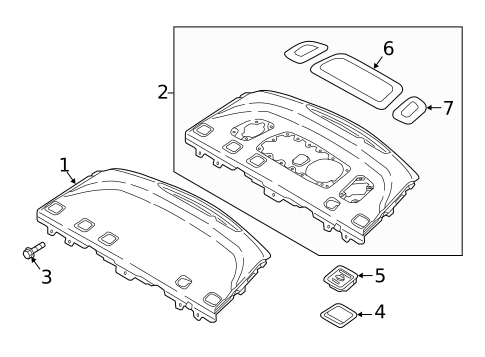 Interior Trim - Rear Body for 2018 Kia Cadenza #0