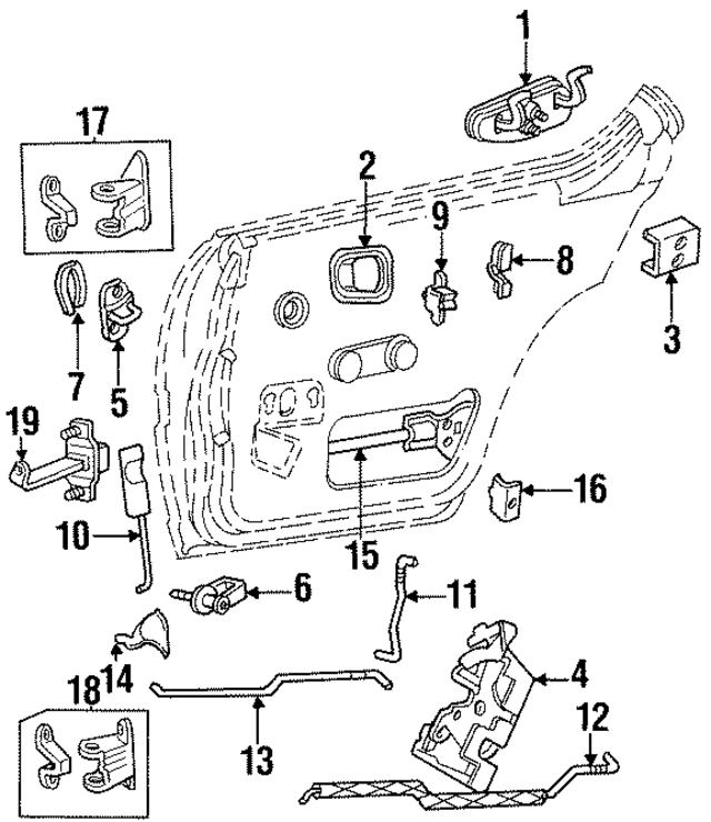 4658818 - Body: Handle, Outside for Mopar Image