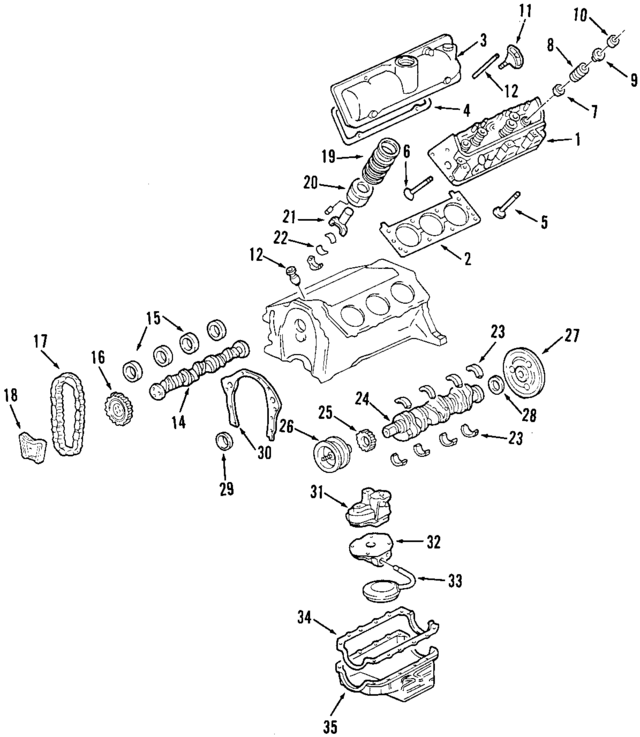 12575061 - Engine: Cylinder Head for GM Image