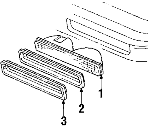 Park Lamps for 1991 Buick LeSabre #0