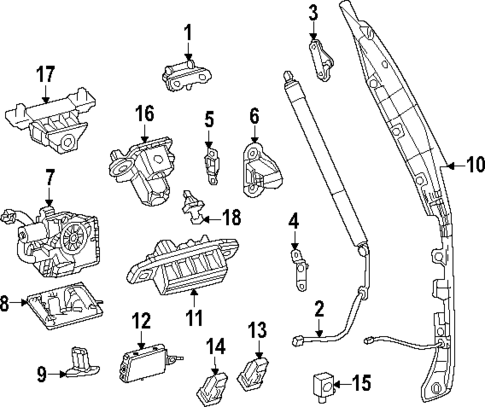 Lock & Hardware for 2025 Lexus LX700h #2