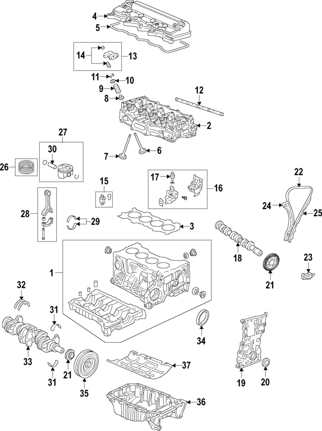 Honda General Cylinder Hd 10003RNEA00