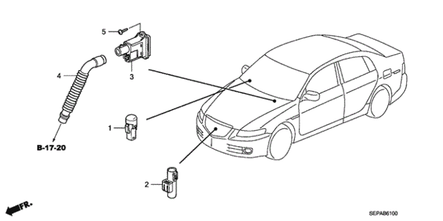 A/C Sensor for 2008 Acura TL #0