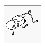 261505M125 - : Fog Lamp Assembly for Nissan Image