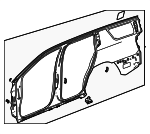 85579407 - Body: Uniside Assembly for Cadillac: Escalade Image