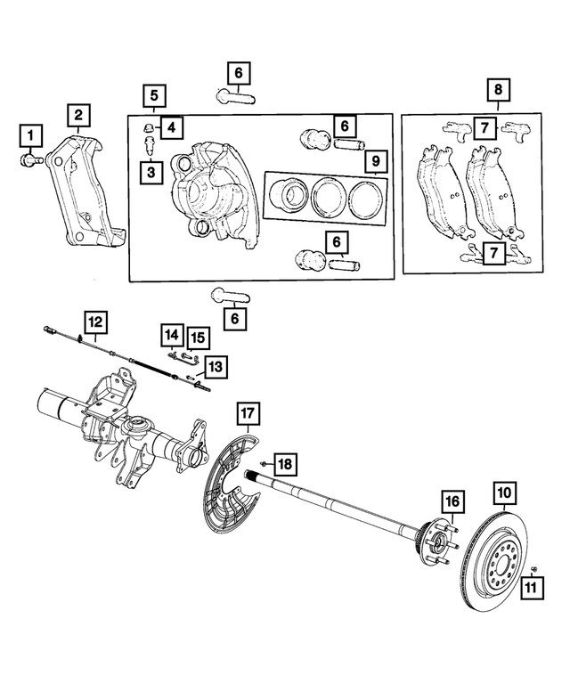 68368535AA - Brakes: Brake Rotor for Mopar Image image