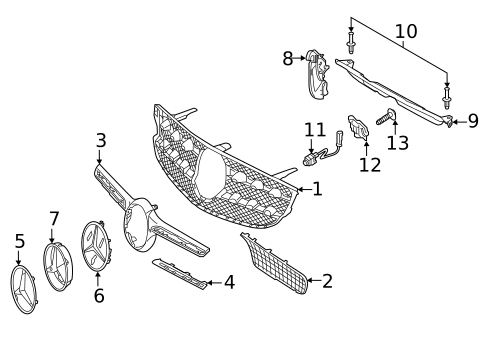 Hardware, Fasteners & Fittings for 2020 Mercedes-Benz GLC300 #0
