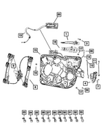55113649AB - Doors, Door Mirrors and Related Parts: Key Cylinder To Latch Link for Dodge: Durango Image
