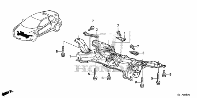 Front Sub Frame for 2016 Honda CR-Z #0