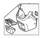 846104D000KS - : Console Panel for Hyundai: Entourage Image