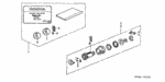 6721SH3415 - Electrical/Exhaust/Heater/Fuel: TUMBLER KIT, KEY CYLINDER for Acura Image