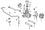 4638190AD - Suspension: Shock Absorber for Jeep: Grand Cherokee, Grand Wagoneer Image