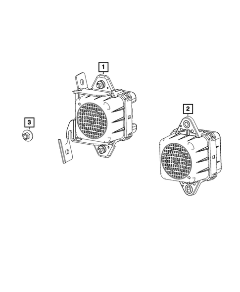 Horns for 2025 Chrysler Pacifica #1