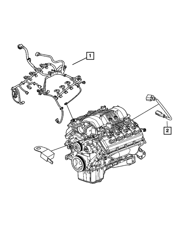 4801679AH - Electrical: Engine Wiring for Mopar Image