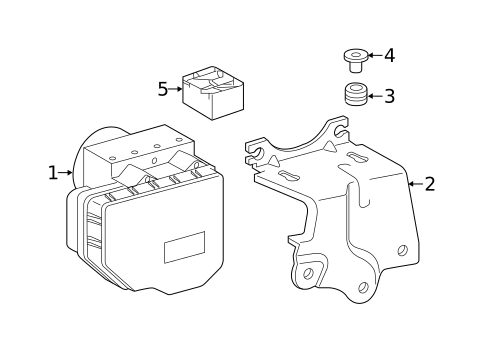 ABS Components for 2017 Toyota RAV4 #0