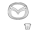 BN8V51730A - Body: Emblem for Mazda Image