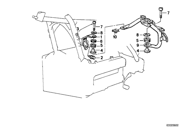 7119906172 - Frame and Mounting Parts: Fillister-Head Screw - M6X14-8.8 for BMW-Motorrad Image