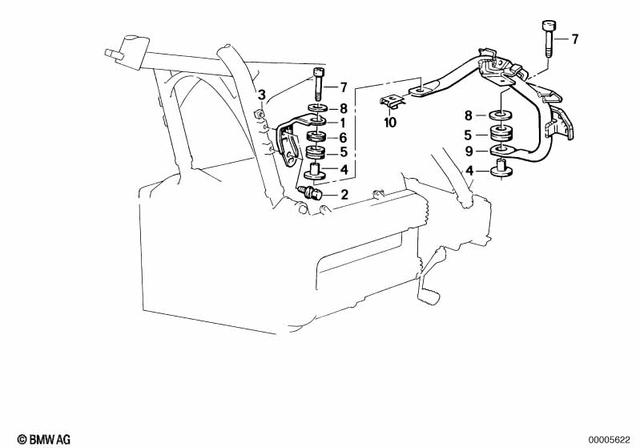 7119906172 - Frame and Mounting Parts: Fillister-Head Screw - M6X14-8.8 for BMW-Motorrad Image