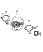 7XG711X7AA - : Steering Wheel Bezel Kit for Mopar Image