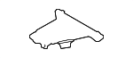 98155176501 - Body: Floor Cover for Porsche Image