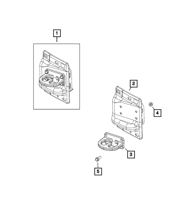 6511082AA - Frame, Bumper and Fascia: Hex Flange Head Bolt for Mopar Image