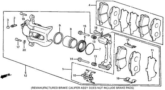 Front Brake for 1987 Honda Civic #0