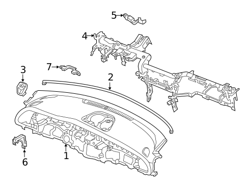 Instrument Panel for 2020 Kia Stinger #0