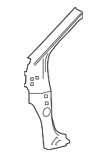 6110812300 - Body: Hinge Pillar Reinforced for Toyota Image image