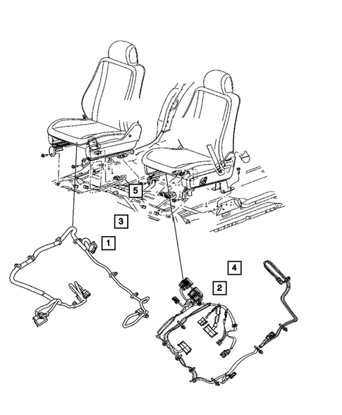 Wiring-Body & Accessories for 2006 Dodge Durango #1