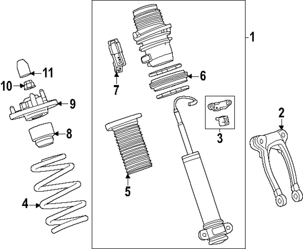 Strut Insulator Loop 2024-2025 Chevrolet Corvette Suspension Strut Insulator 84977110 ...