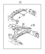 6101717 - Mopar Accessories - Component Parts: Bolt for Mopar Image