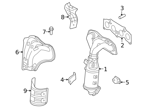 Exhaust Manifold for 2015 Scion xB #0