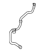 2545010701 - Cooling System: Reservoir Hose for Mercedes-Benz Image