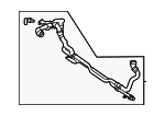 2545013900 - Cooling System: Hose &amp; Tube Assembly for Mercedes-Benz Image