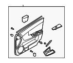 823041L660FAR - Body: Door Trim Panel for Kia Image