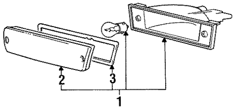 Park & Signal Lamps for 1986 Dodge Colt #0