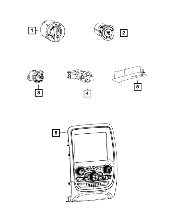 4560221AA - Electrical: Glove Box Switch And Lamp for Mopar Image image