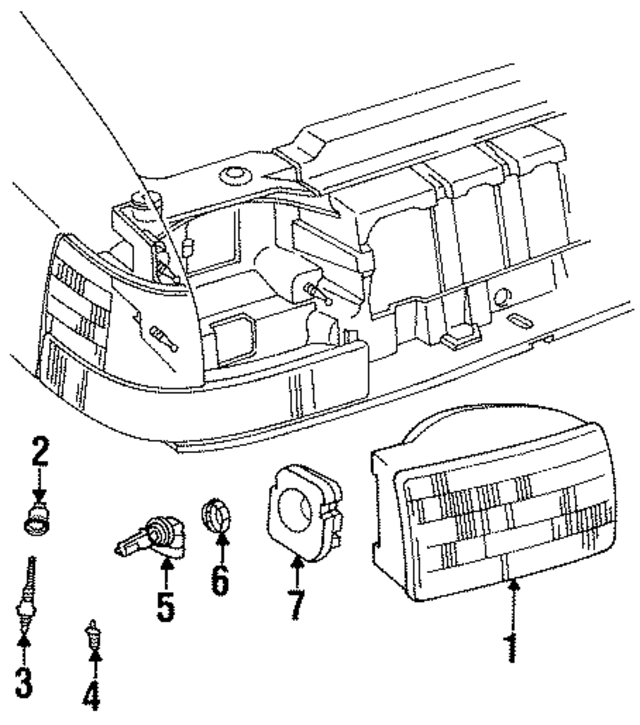 55155126 - Electrical: Headlamp Assembly for Mopar Image