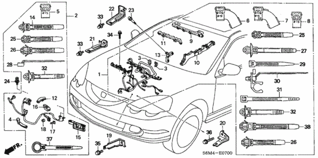 Engine Wire Harness for 2005 Acura RSX #0