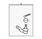 4547009180 - Steering: Outer Tie Rod for Toyota Image