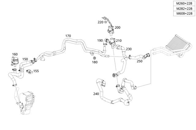 282364 - Radiator: Rivet Nut for Mercedes-Benz Image image