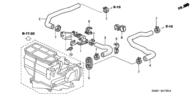 Water Valve for 2005 Honda Civic #0